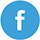 icona facebook celeste