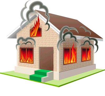 Copertura incendio e scoppio casa